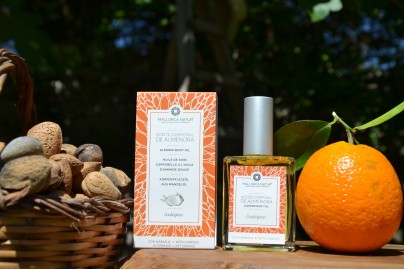 aceite corporal de almendra y naranja ecológico de Mallorca 100 ml