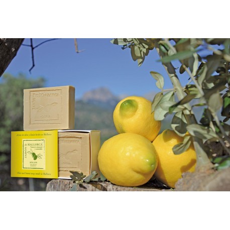 Jabón natural de oliva y limón Sóller Mallorca
