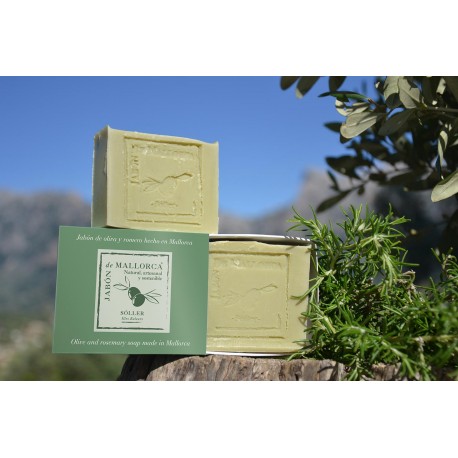 Savon naturel olive et romarin Sóller Majorque Mallorca