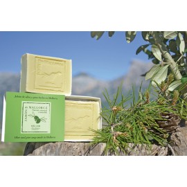 Olive and pine natural soap