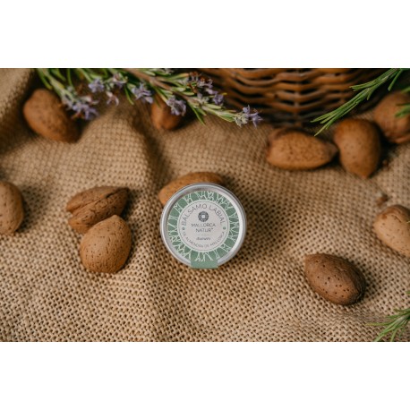 Organic mallorcan almond and rosemary lip balm made in Sóller Mallorca