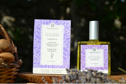 Organic virgin sweet almond body oil with lavender from Mallorca 100 ml