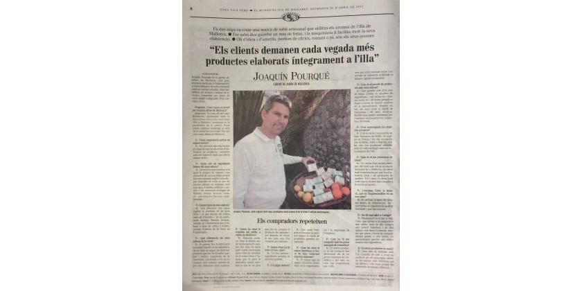 En El Mundo, periódico de la Islas Baleares