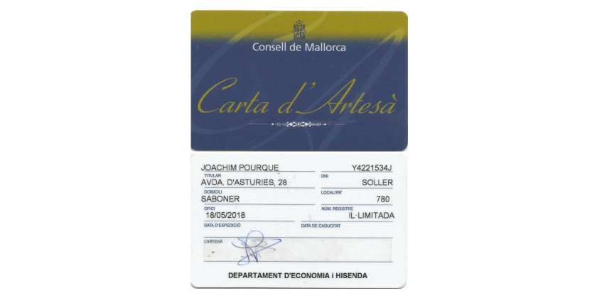 Carte d'artisan savonnier